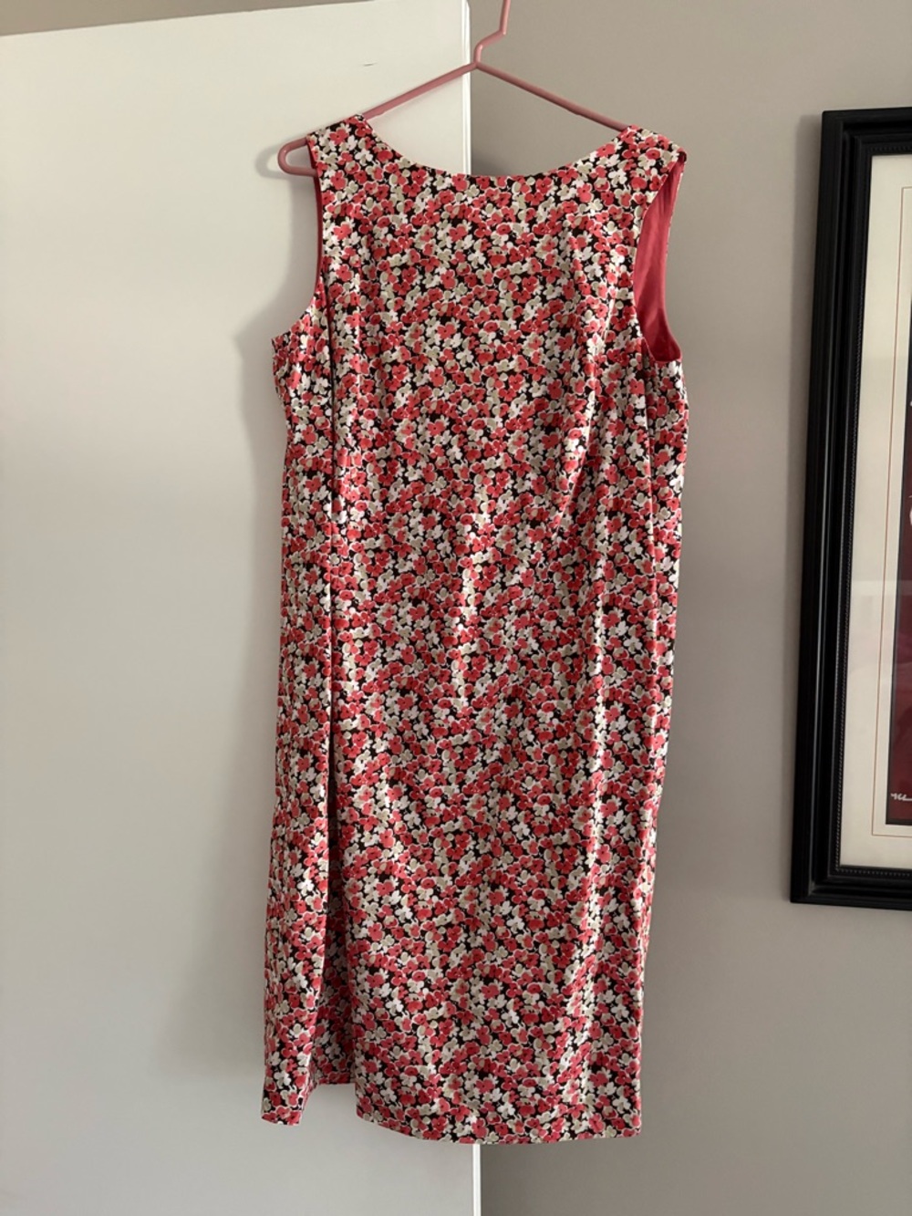 August Max Sleeveless Floral Midi Dress Sz 16W